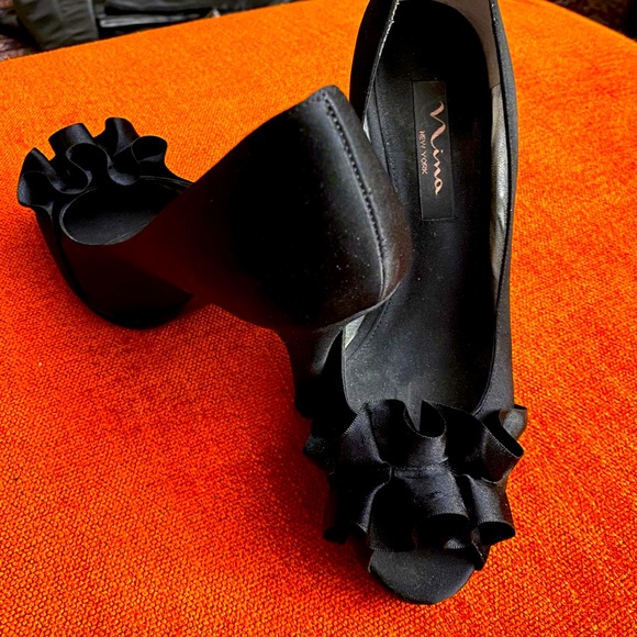 Satin Nina Heels - Picture 1 of 1